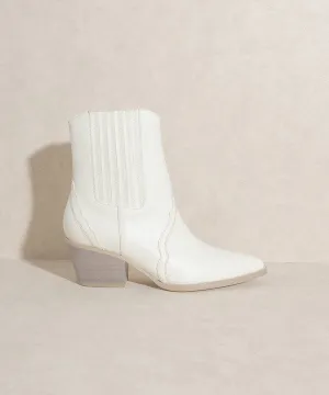 OASIS SOCIETY Dawn - Paneled Western Bootie