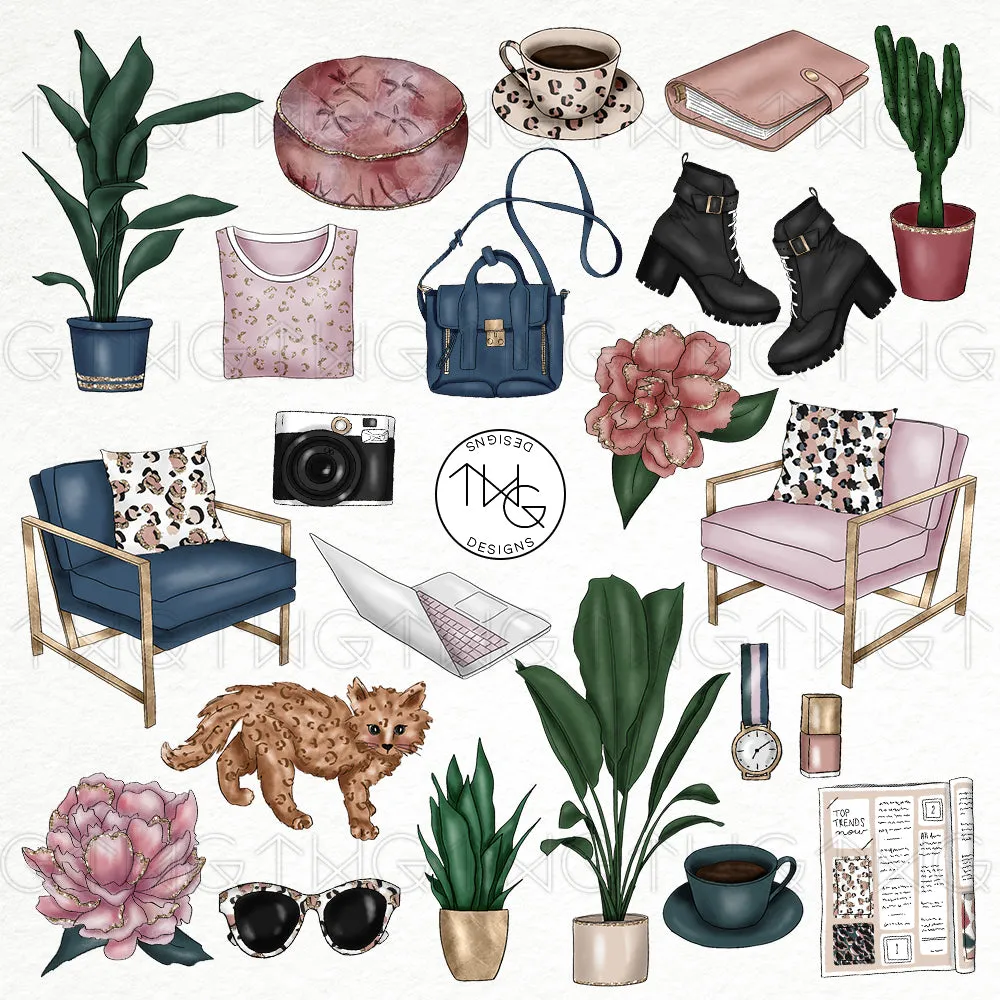 On Trend Clipart Collection