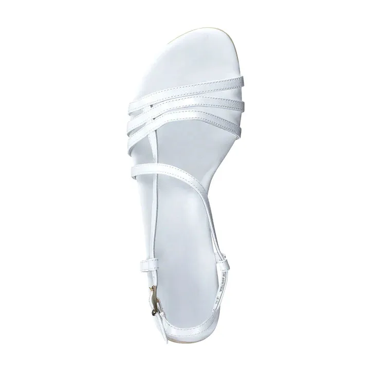 Paul Green - Romance Sandal - White Crinkled Patent