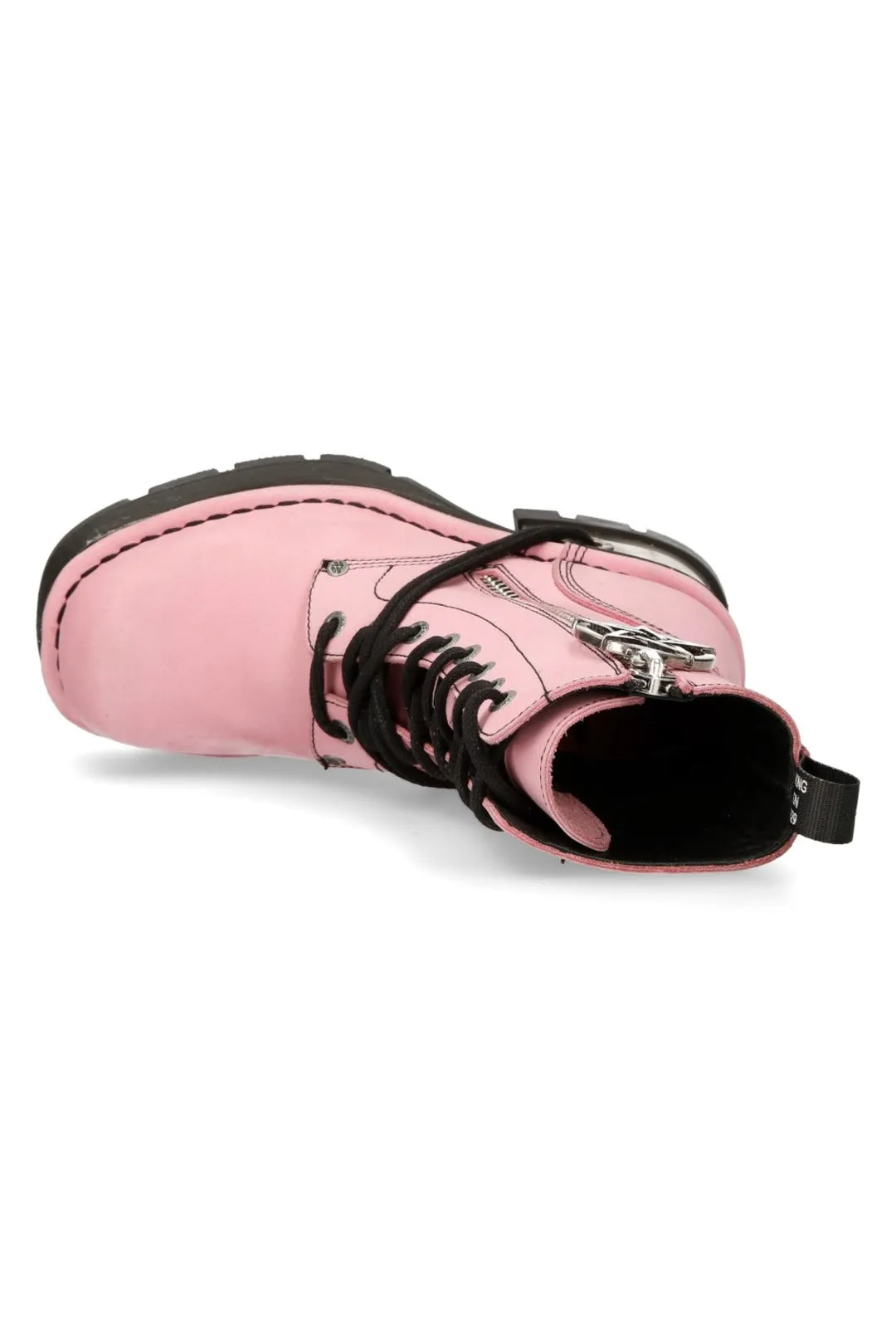 PRE-ORDER M.1045-C11 New Rock Pink Pentagram Boots