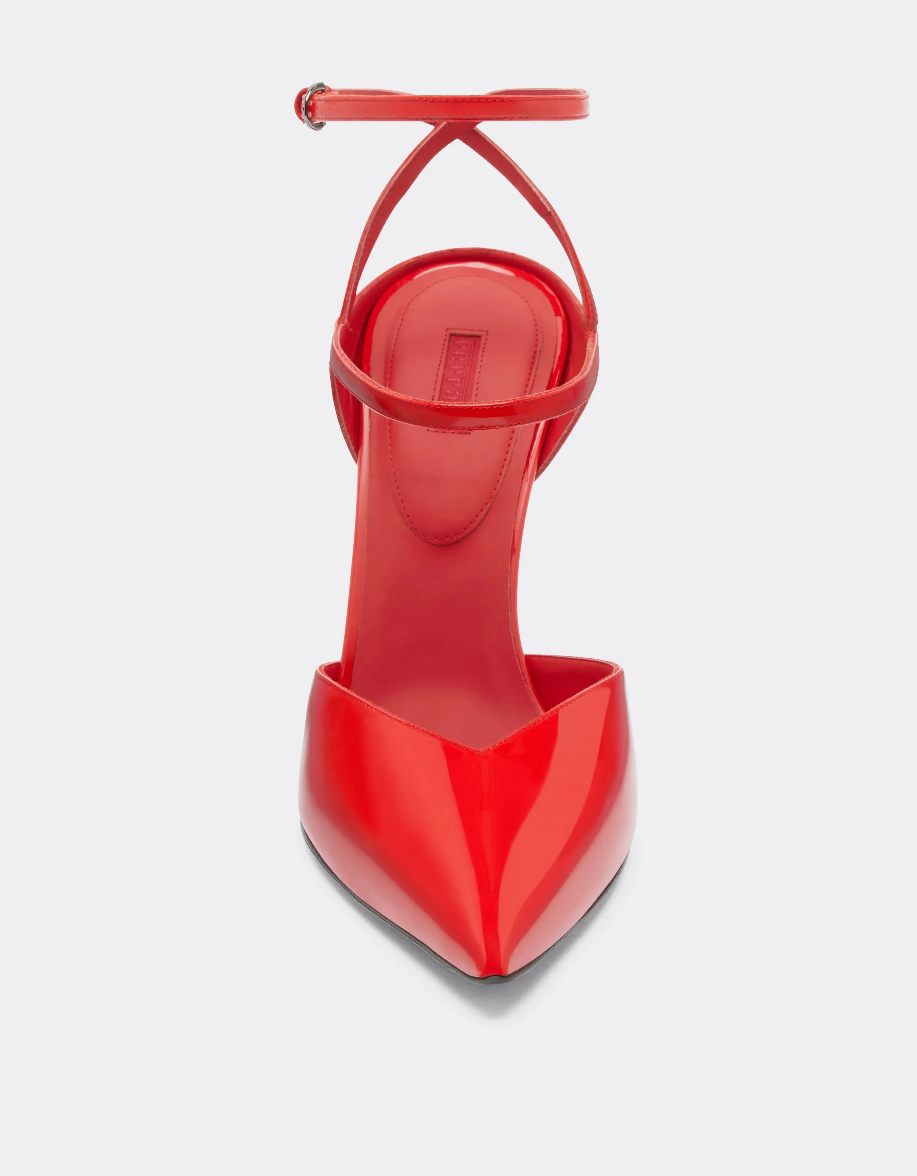 Pump Shoe In Coated Leather