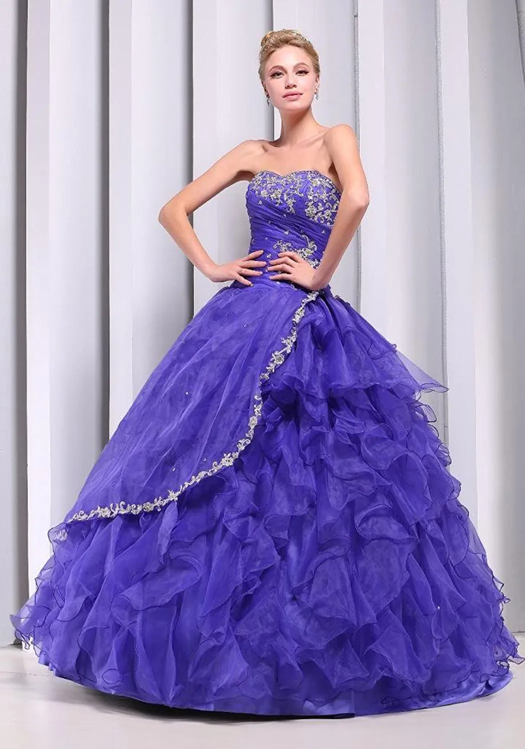 Purple Ball Gown Sweet 16 Dress