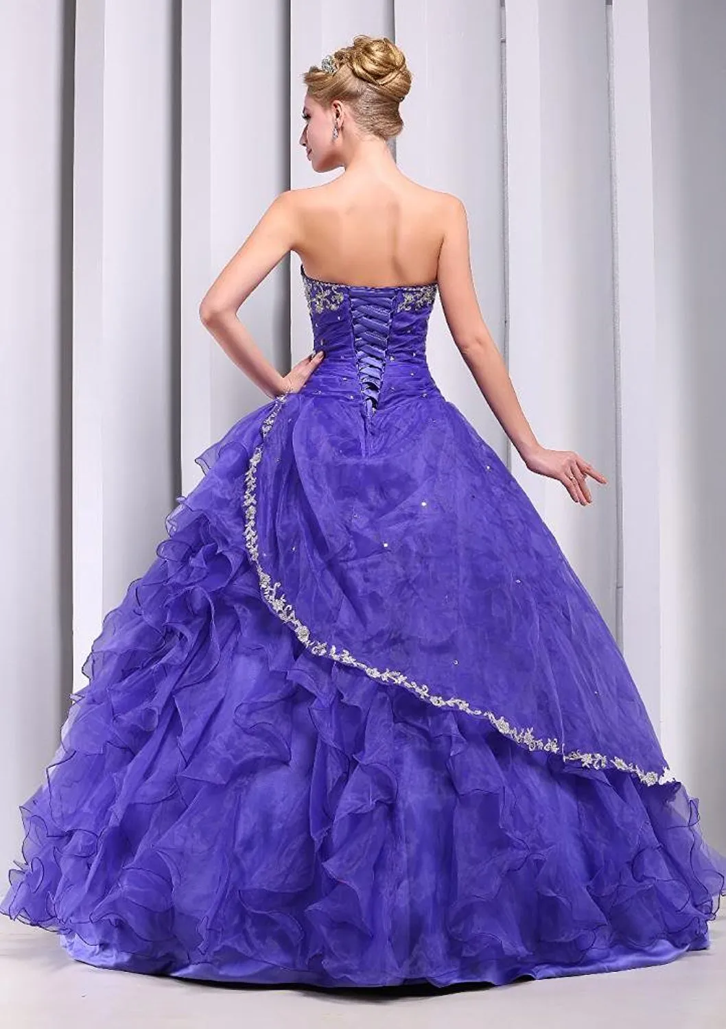 Purple Ball Gown Sweet 16 Dress