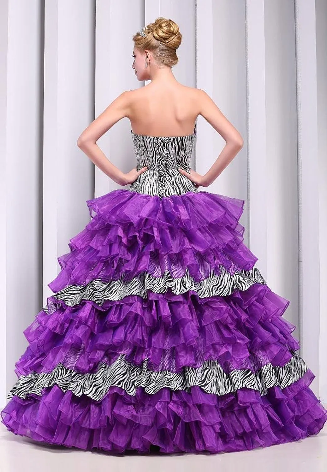 Purple Sweet 16 Quinceanera Dress