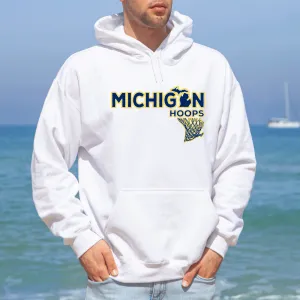 "Michigan Hoops" Men's Classic Hoodie