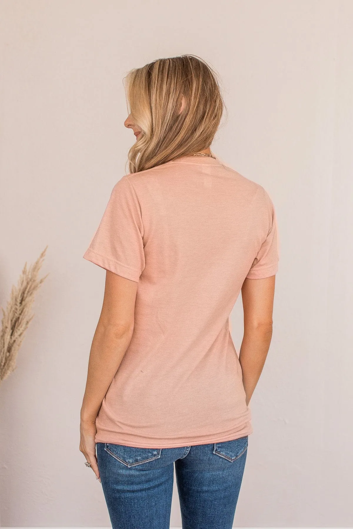 "Nashville Festival" Graphic Tee- Peach