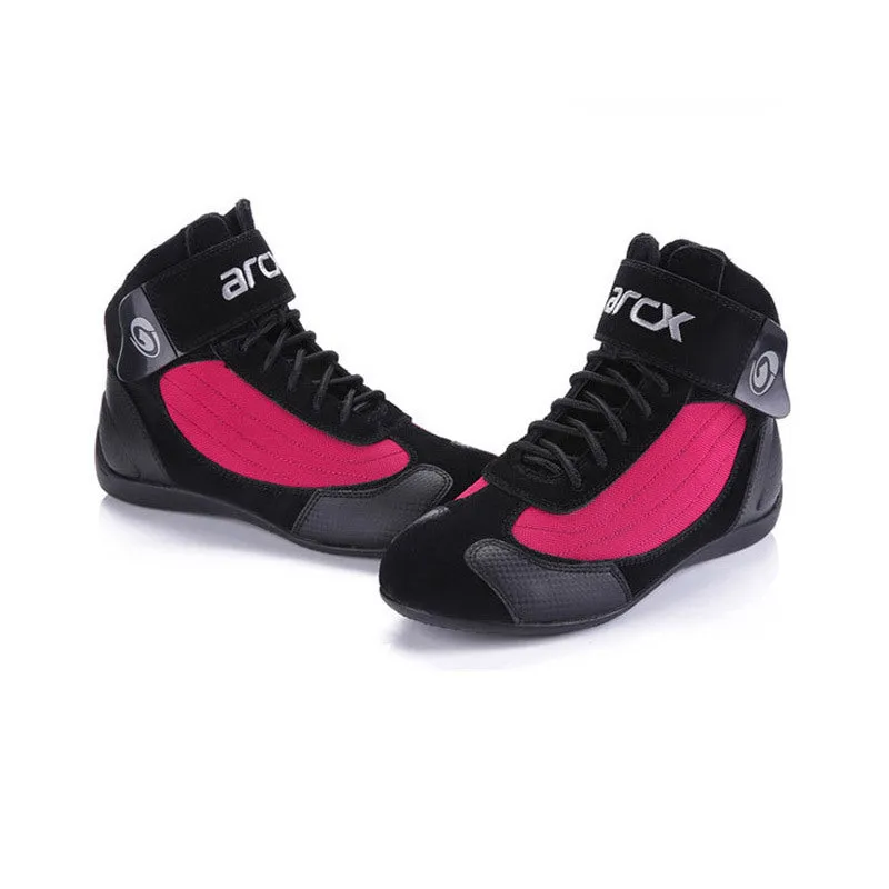 Recreational motorcycle riding shoes