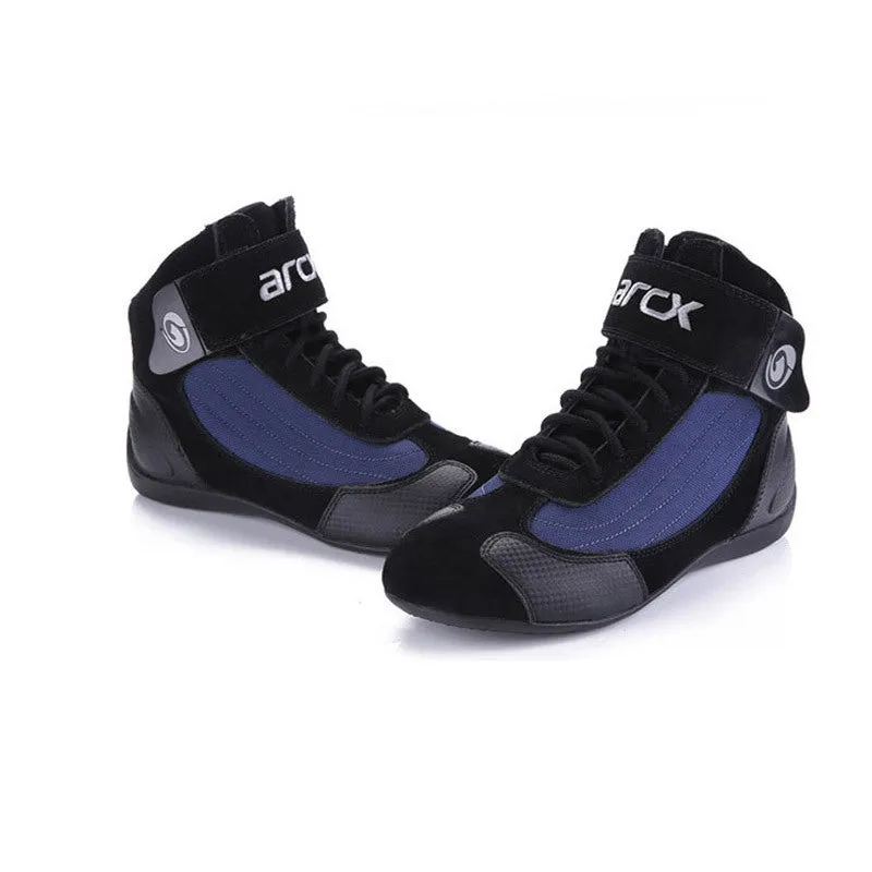 Recreational motorcycle riding shoes