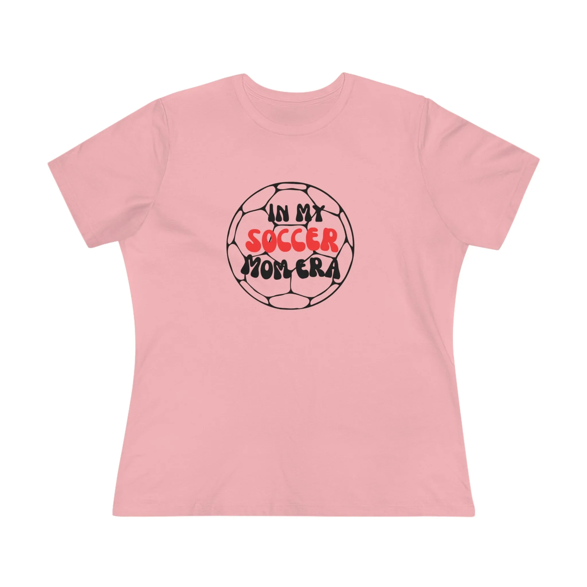 Red In My Soccer Mom Era Women's Cotton Tee