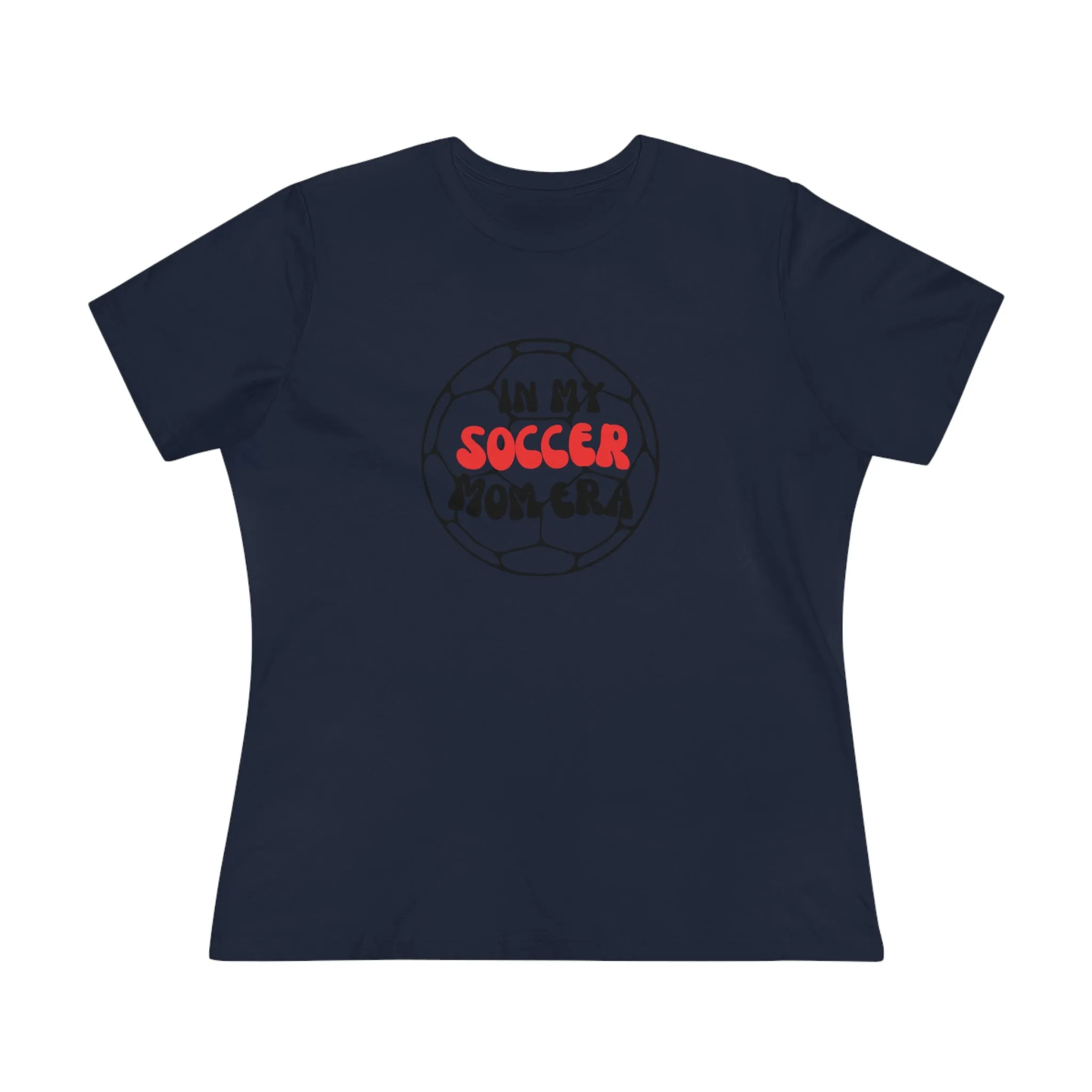 Red In My Soccer Mom Era Women's Cotton Tee