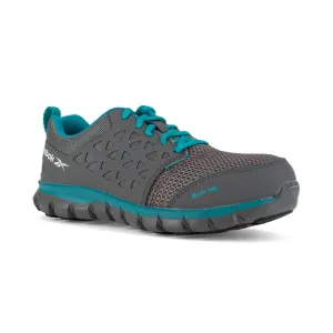 Reebok Women's Sublite Cushion Alloy Toe Athletic Work Shoe - Grey - RB045