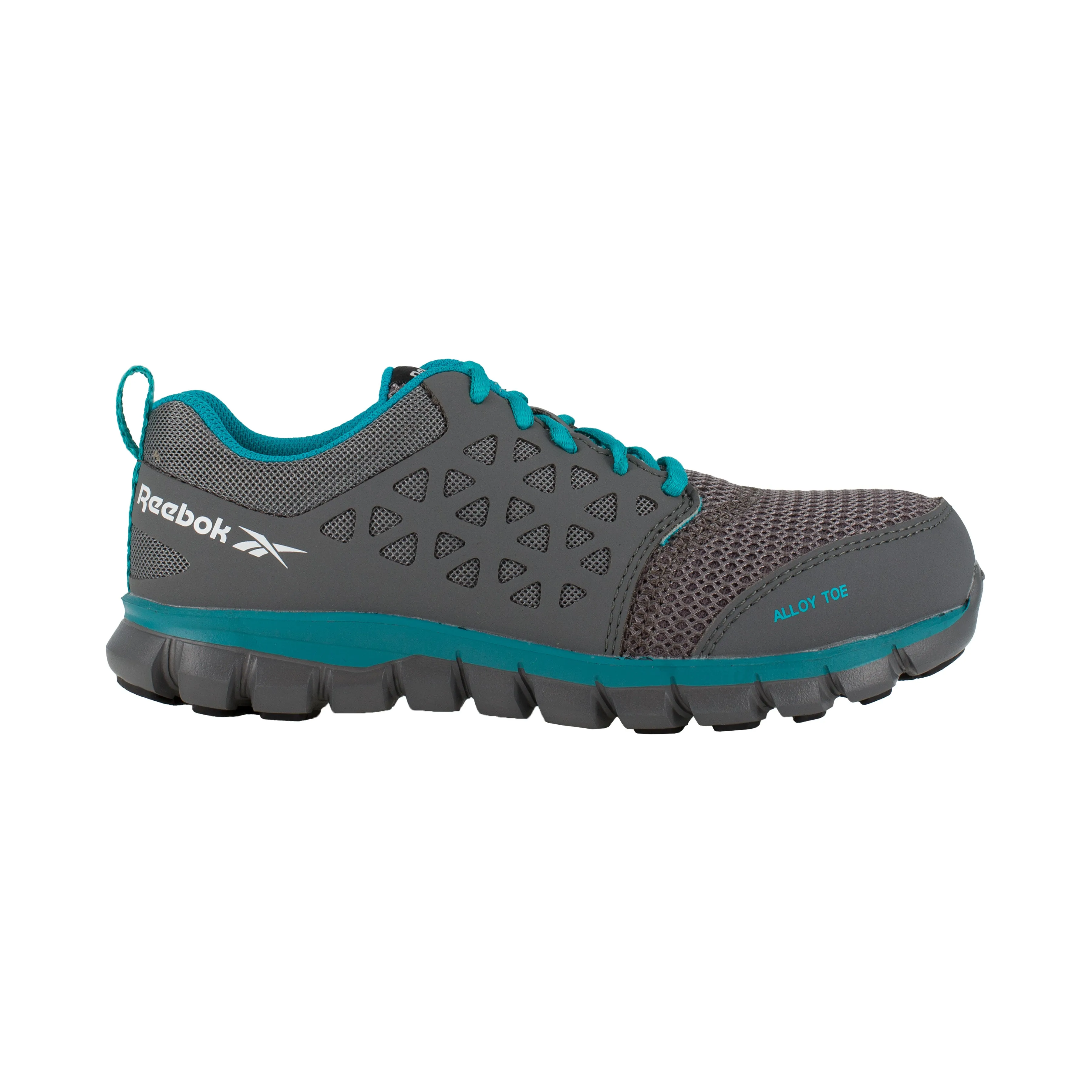Reebok Women's Sublite Cushion Alloy Toe Athletic Work Shoe - Grey - RB045