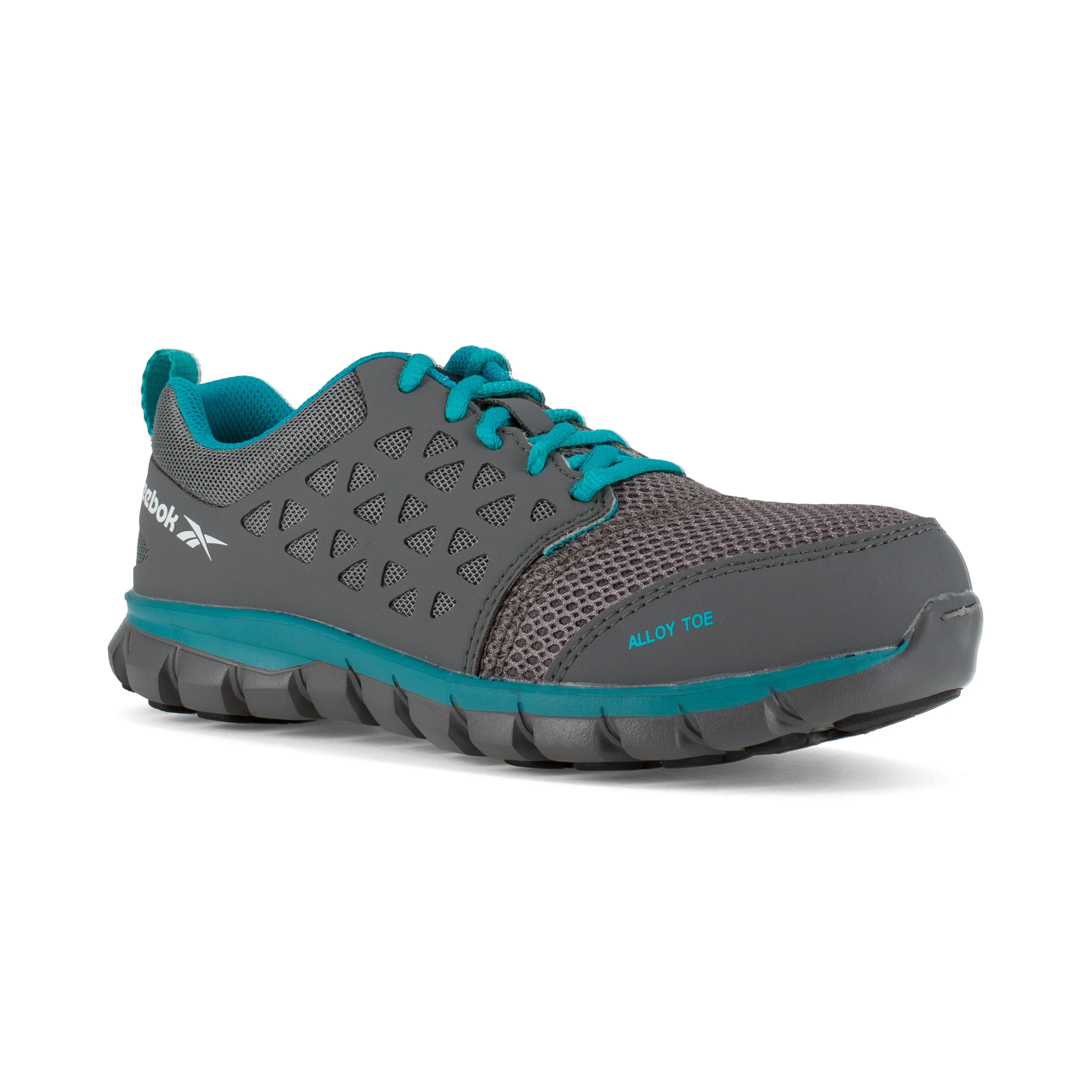 Reebok Women's Sublite Cushion Alloy Toe Athletic Work Shoe - Grey - RB045