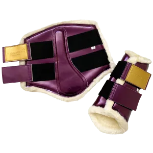 Retiring -  Amboise Brushing Dressage Boots Plum Purple