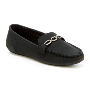 Chain-Strap Loafers