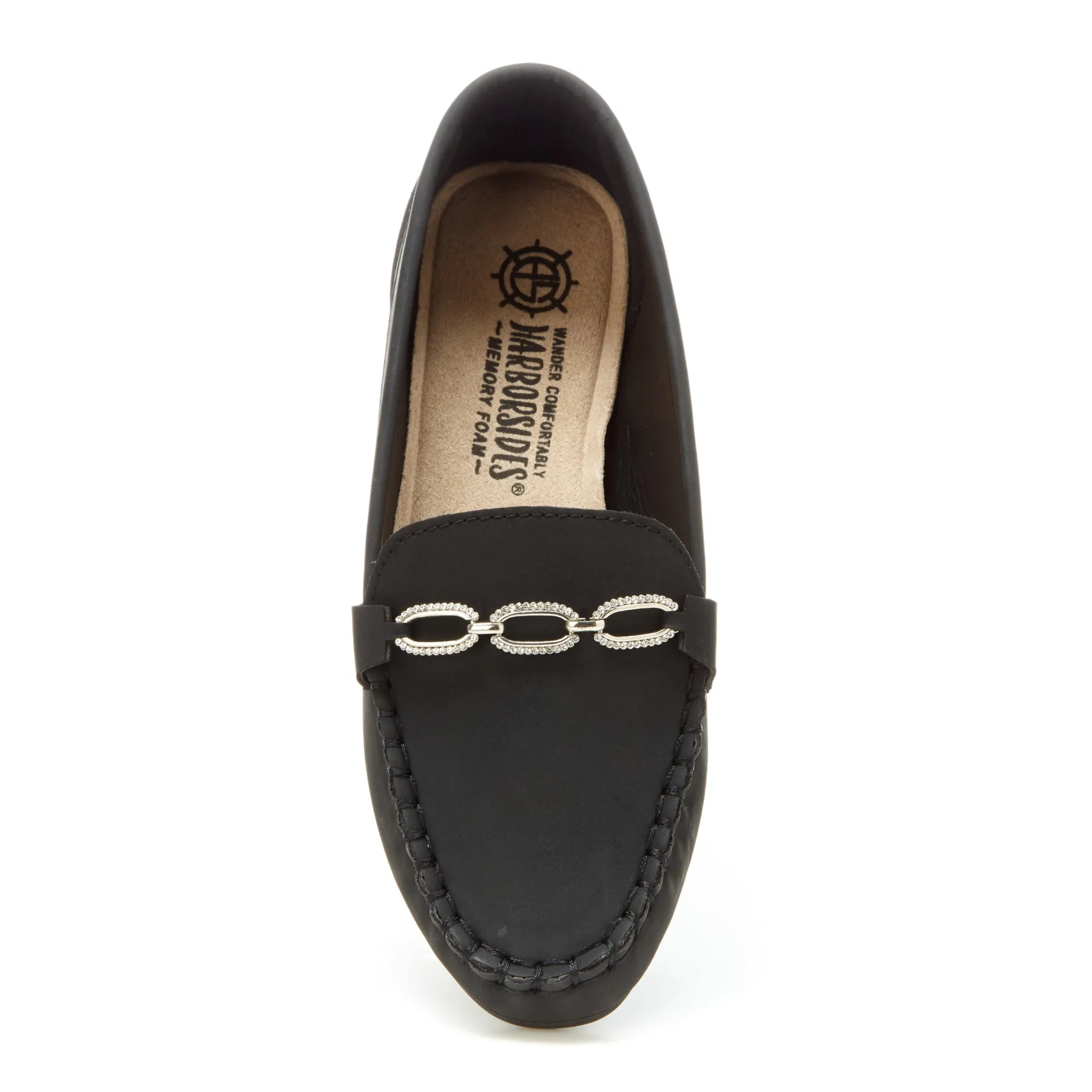 Round Toe Chain Band Loafers (Nori)