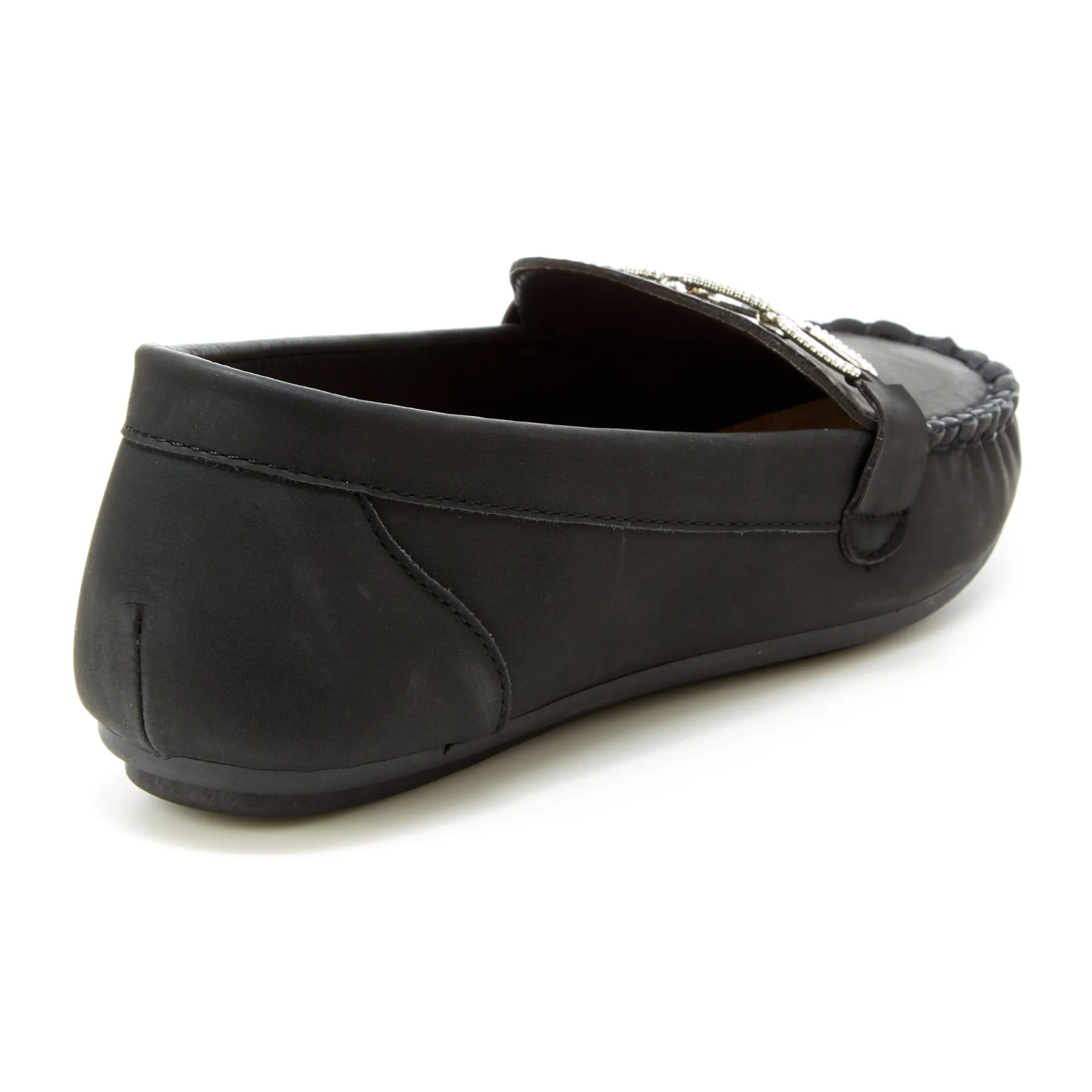 Round Toe Chain Band Loafers (Nori)