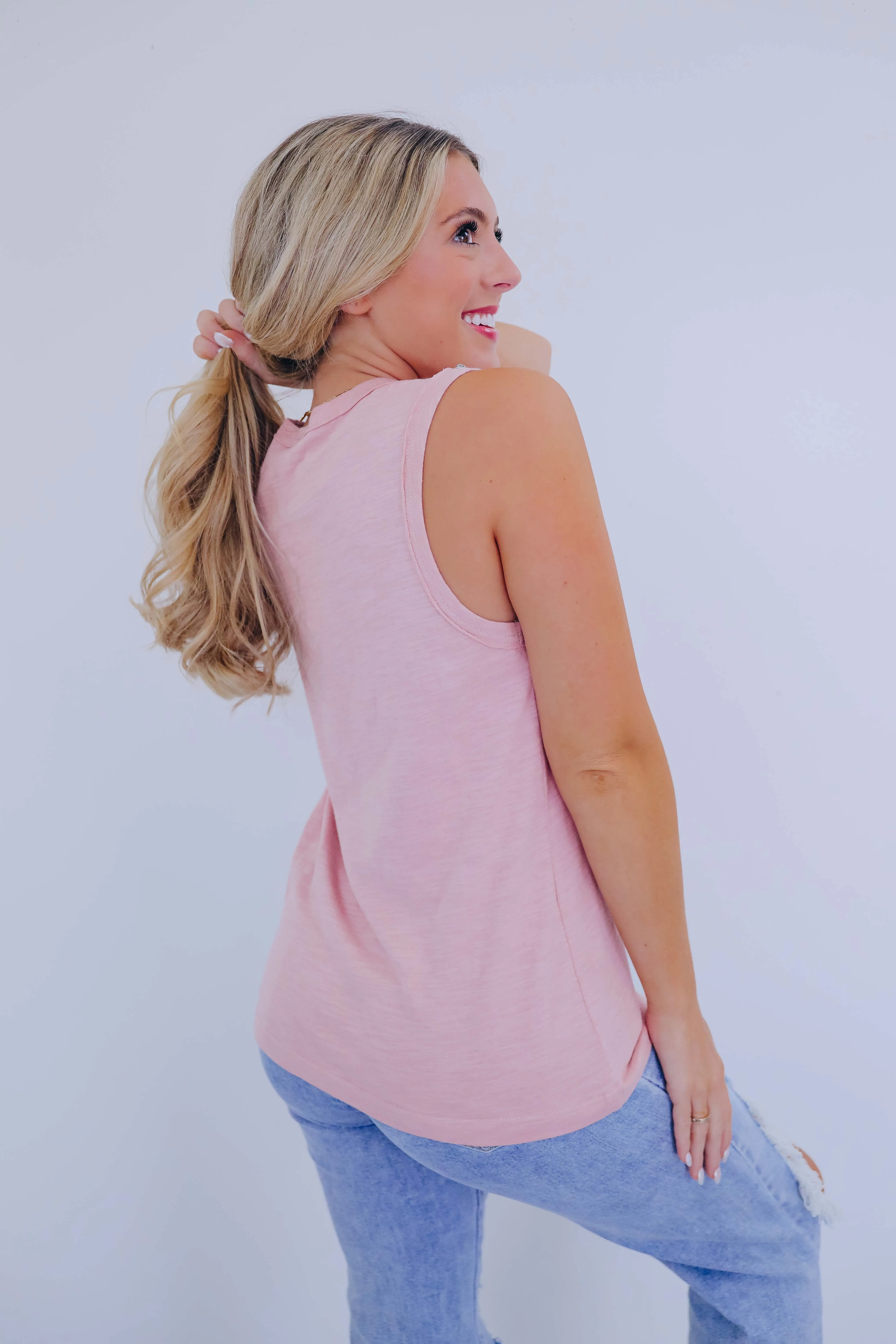 Roxy Jewel V-Neck Tank Top - 4 Colors
