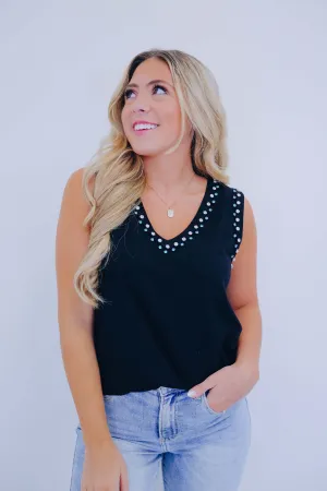 Roxy Jewel V-Neck Tank Top - 4 Colors