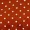 Rust Polka Dot Pleat Dress
