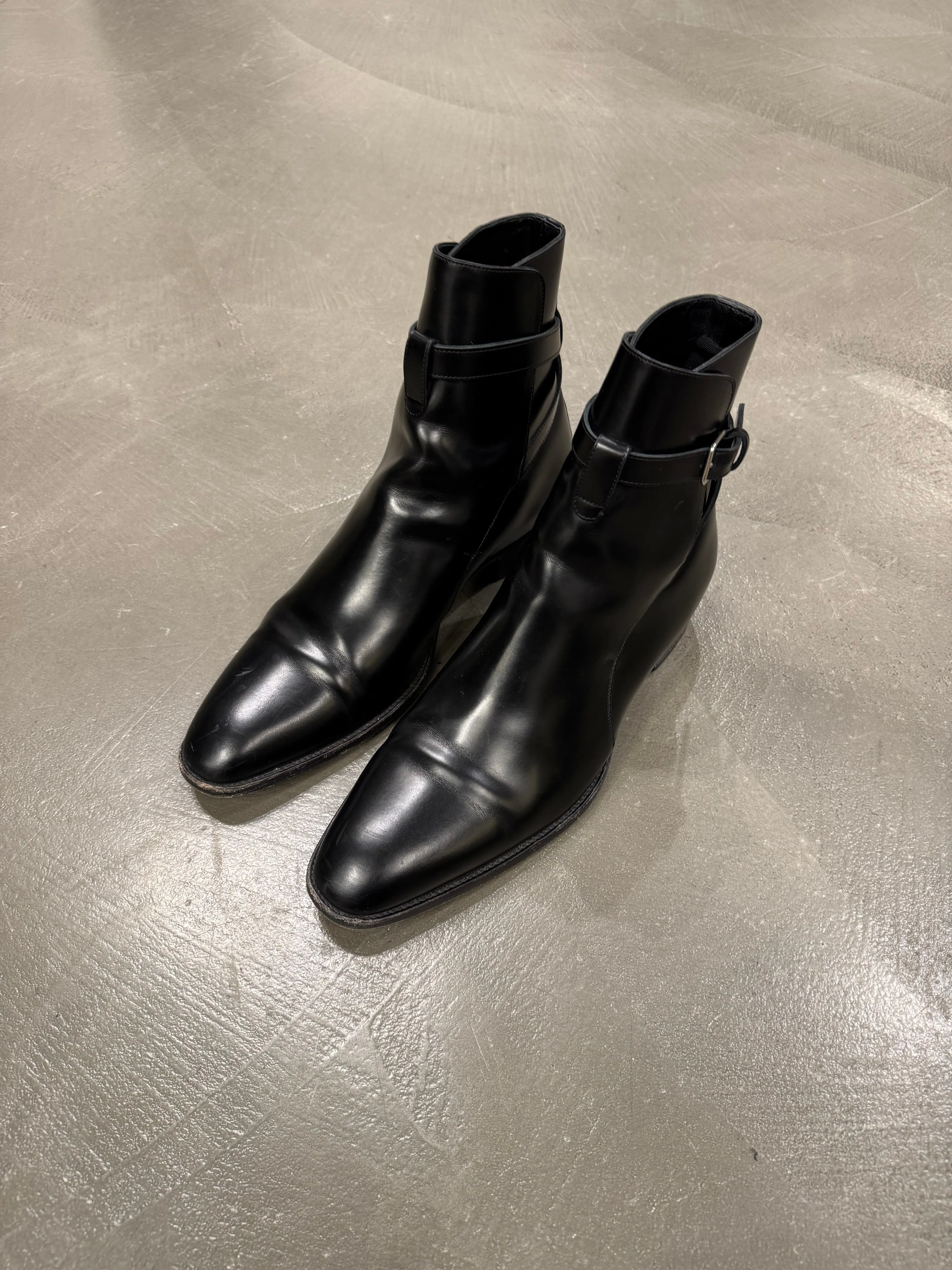 Saint Laurent western leather boots