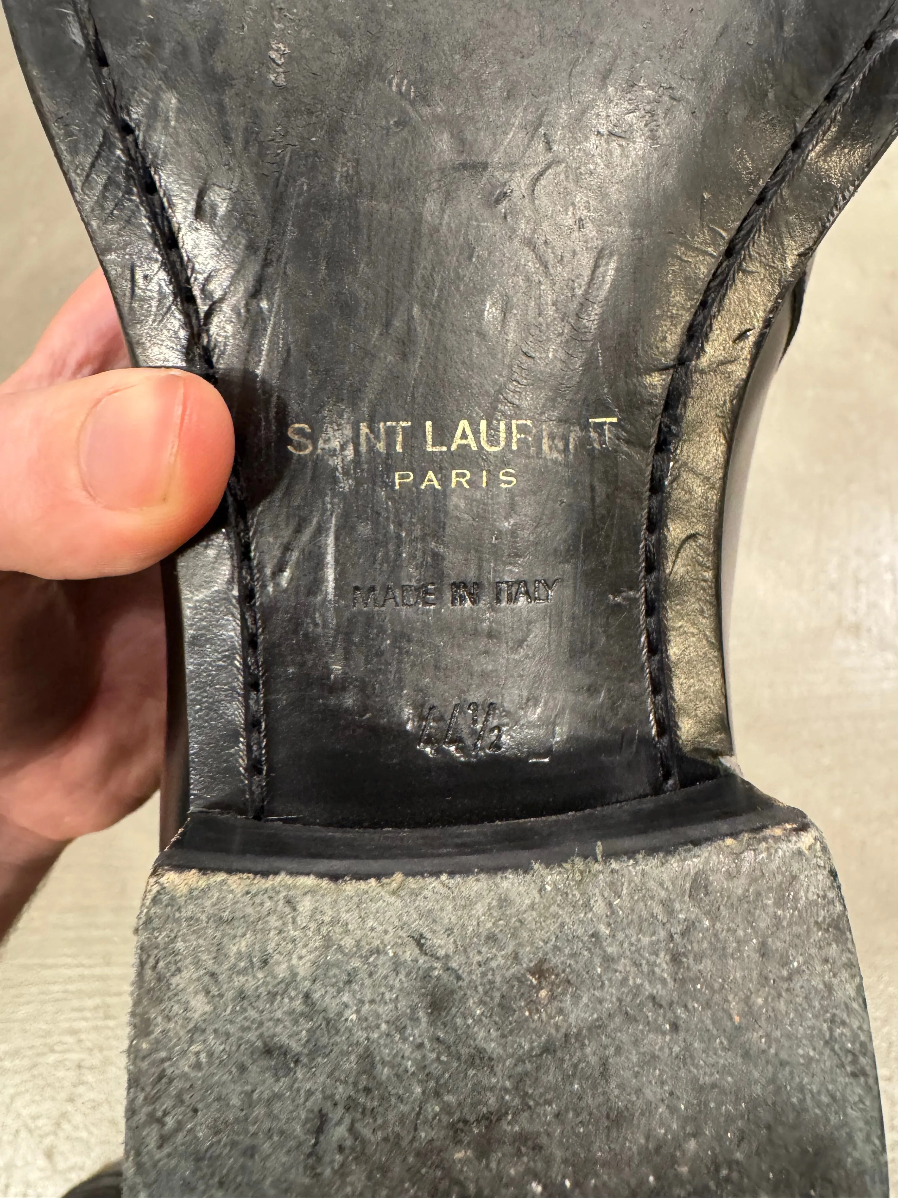 Saint Laurent western leather boots