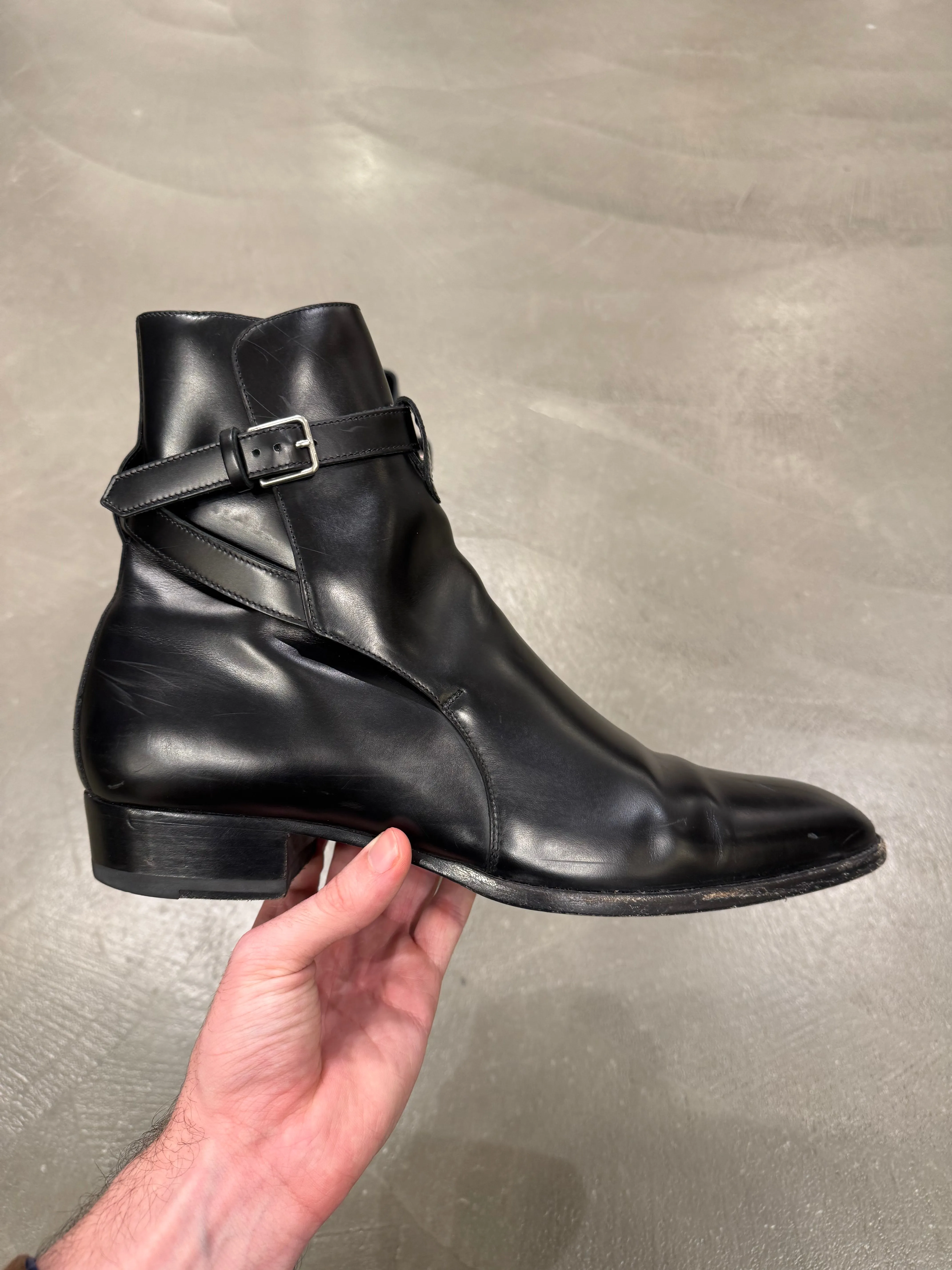 Saint Laurent western leather boots