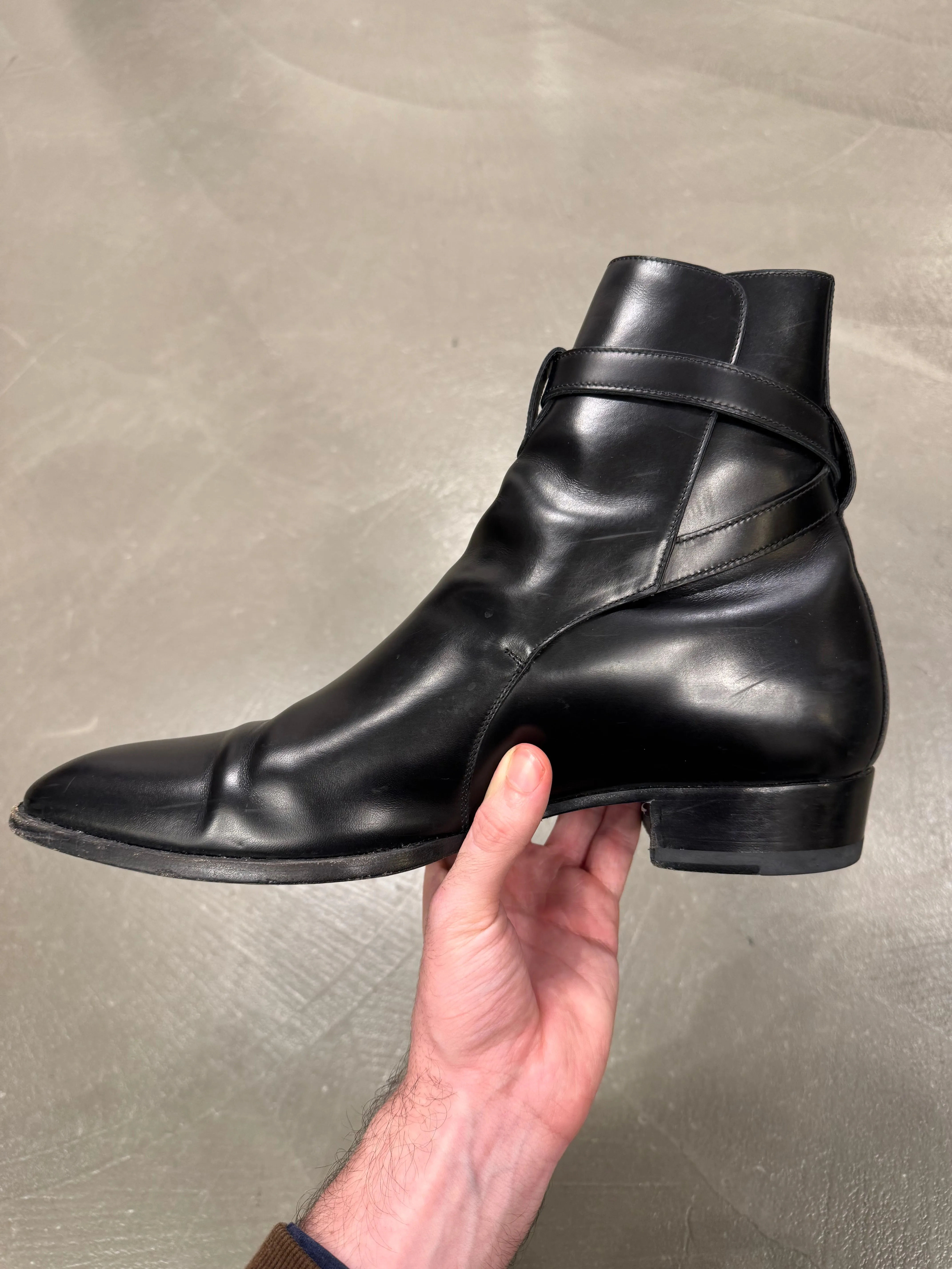 Saint Laurent western leather boots