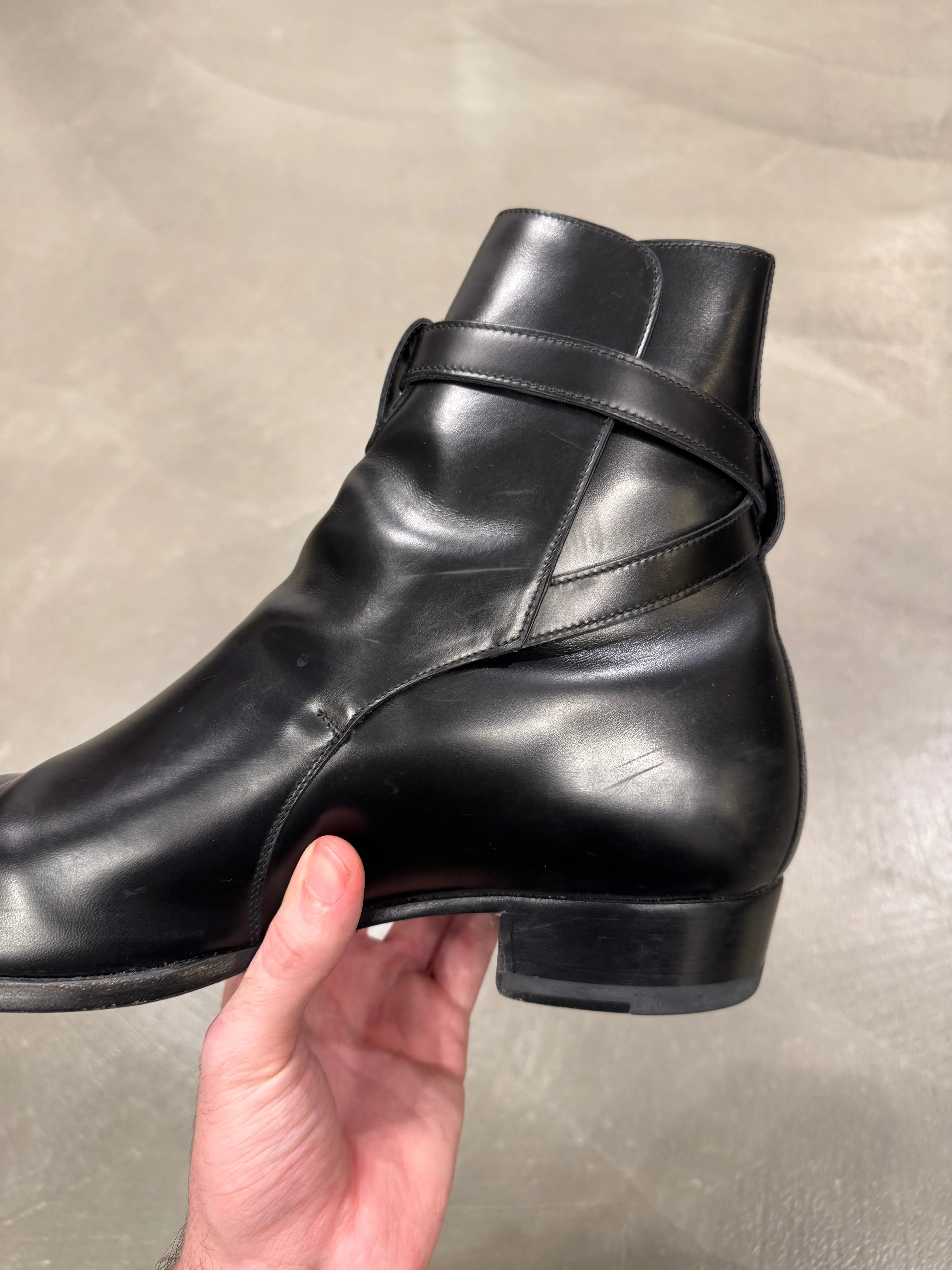Saint Laurent western leather boots