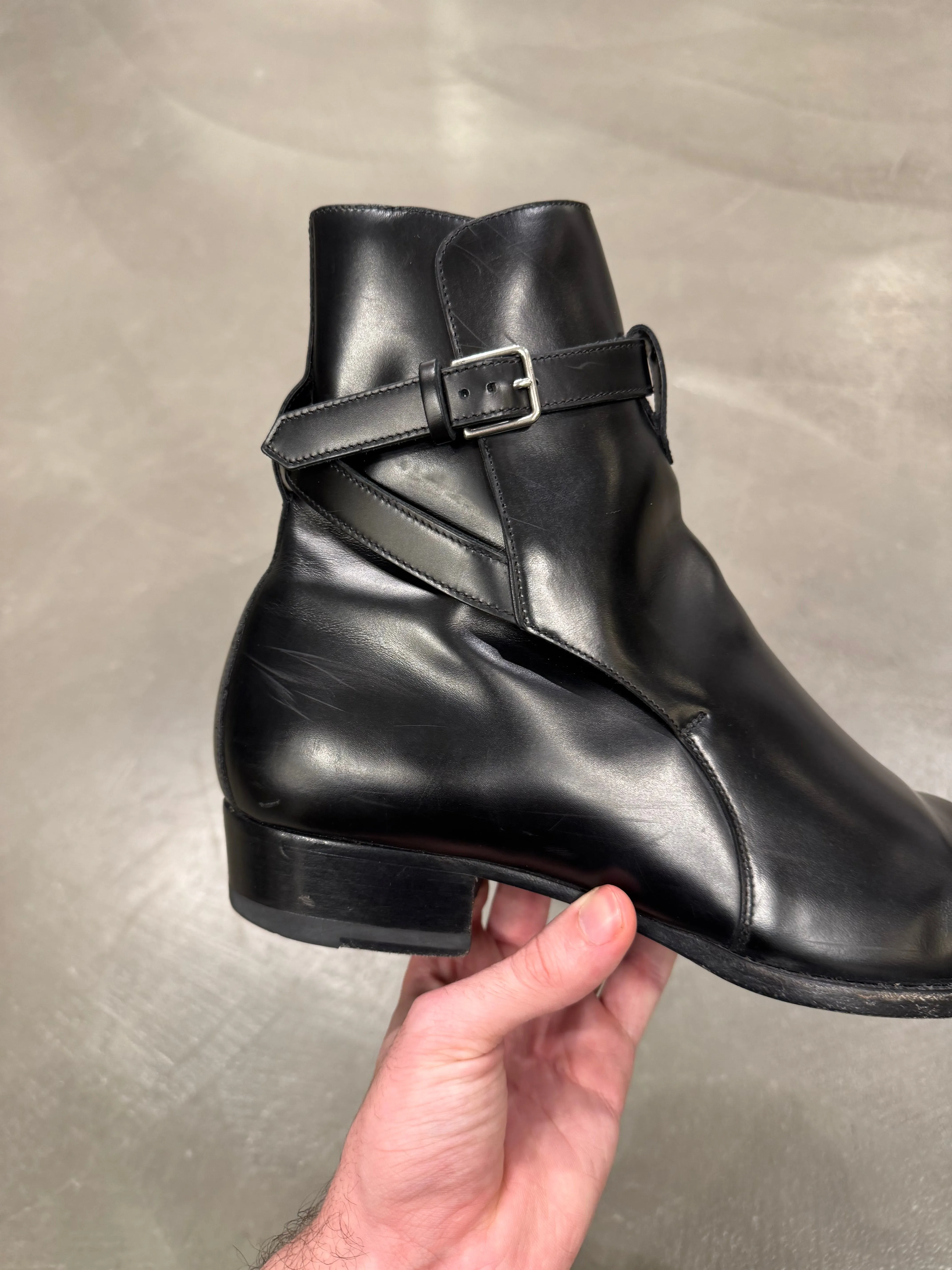 Saint Laurent western leather boots