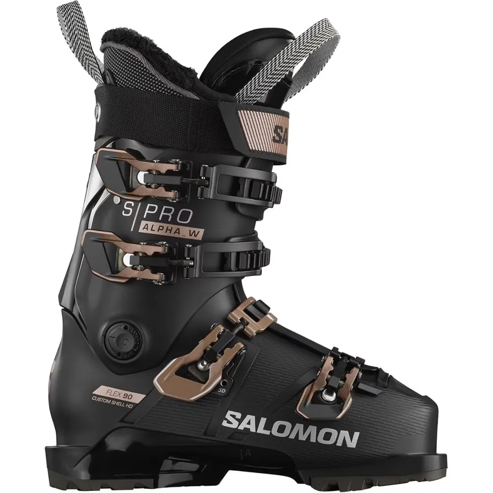 SALOMON S/Pro Alpha 90 ski boots - Womens - Black/Rose