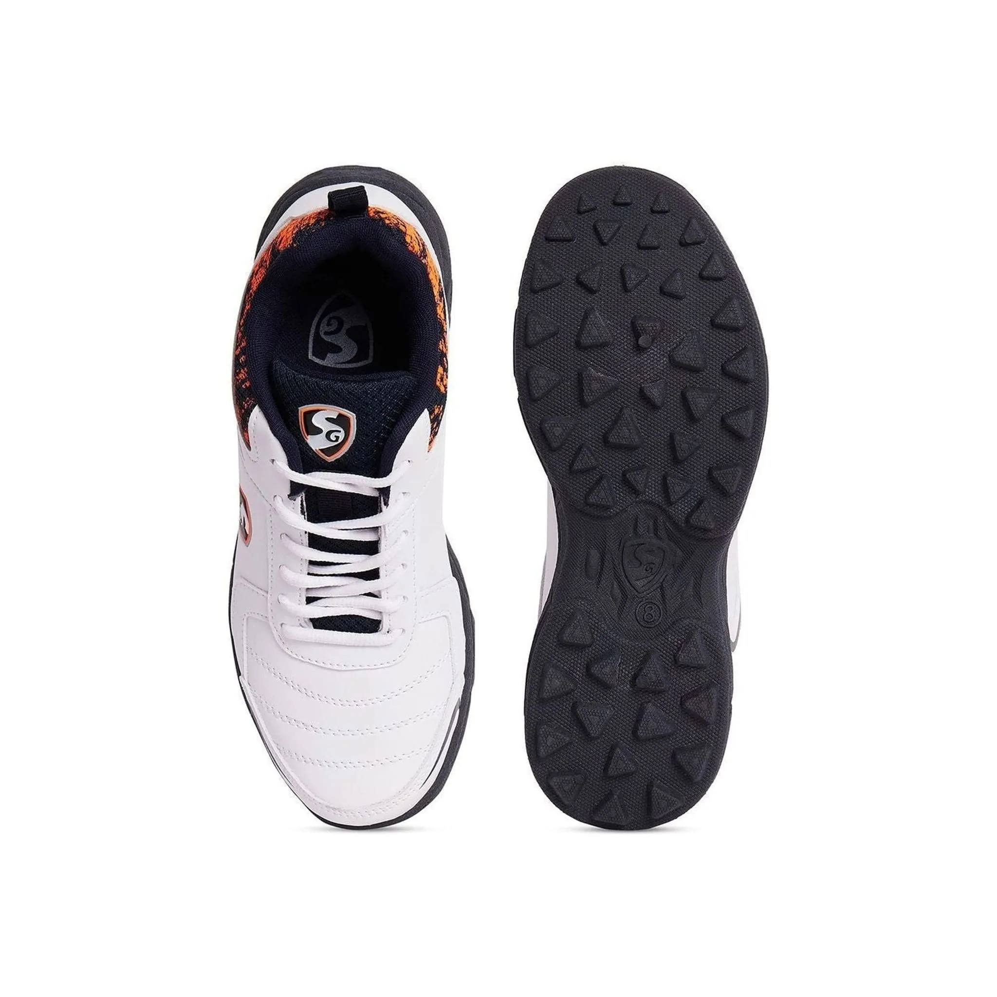 SG Savage Studs Cricket Shoes Dynamic Royal Blue & Lime