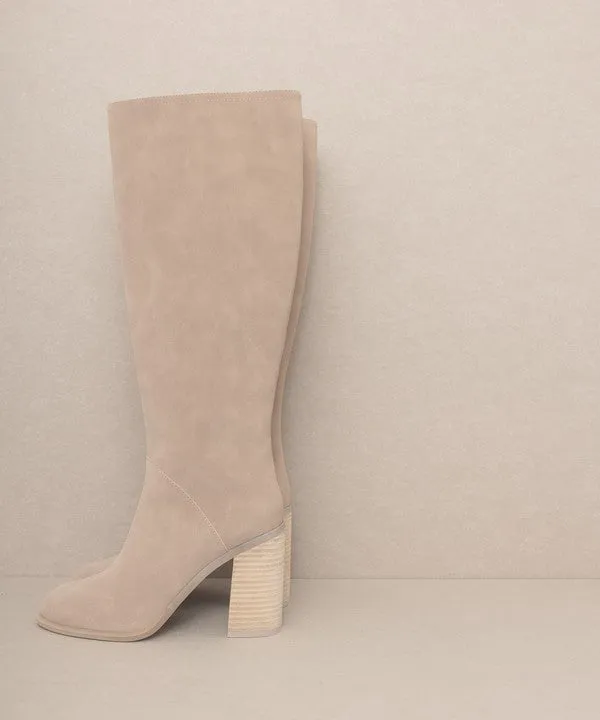 Shiloh - Knee High Block Heel Boots