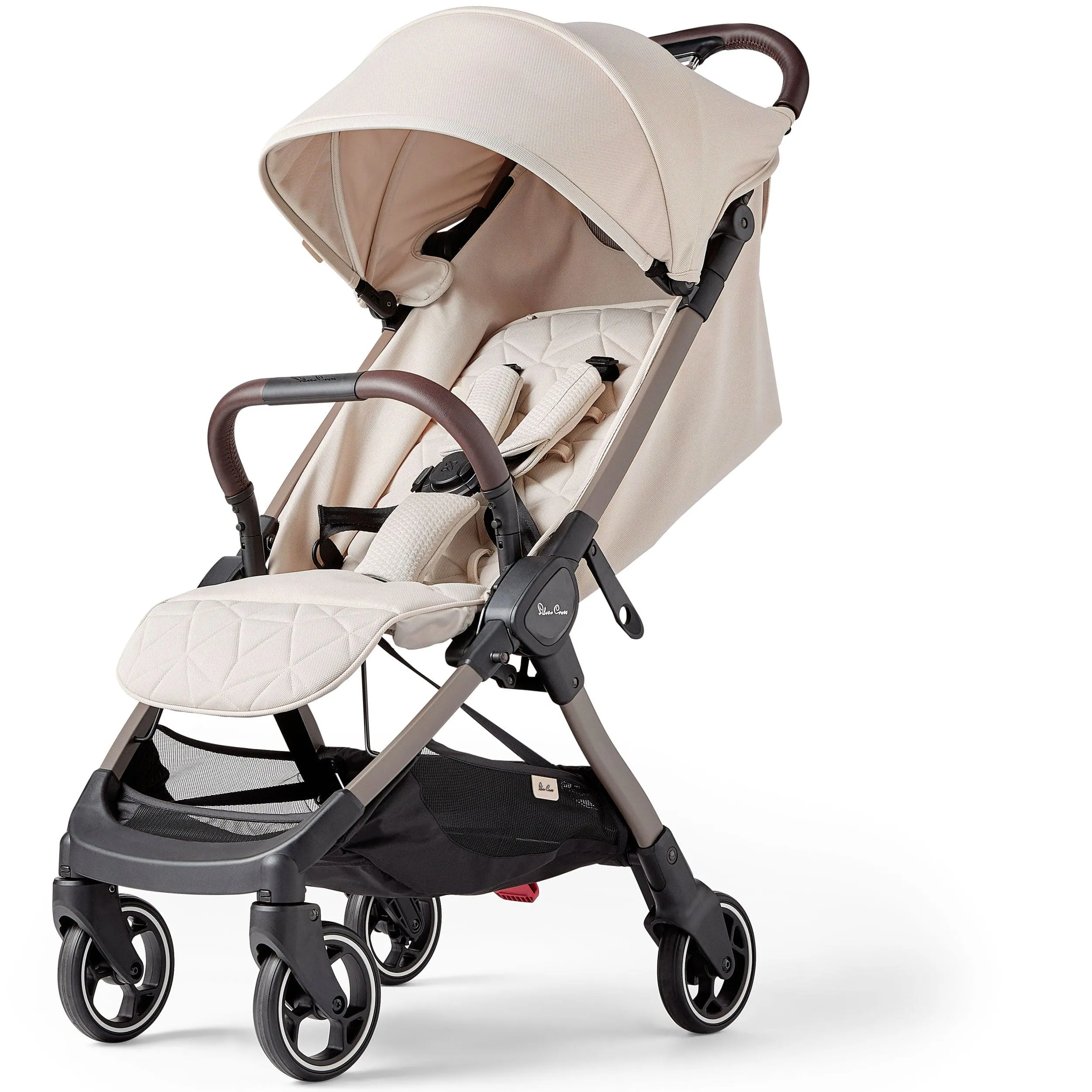 Silver Cross Clic Compact Pushchair in Almond