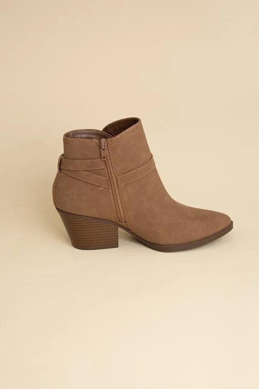 Sleek Ankle Buckle Boots