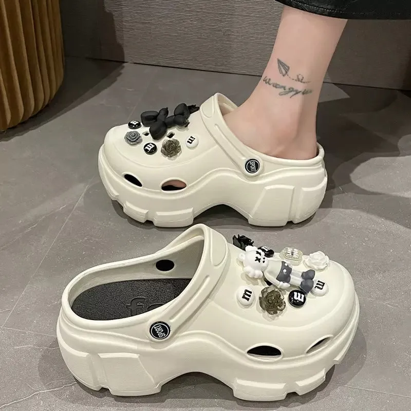 solid color slippers  KF83607
