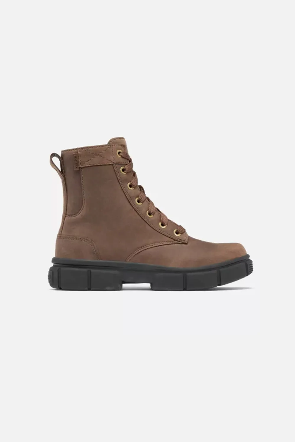 Sorel Explorer STRT Lace Booties for Women in Tobacco Black | 2078051-256