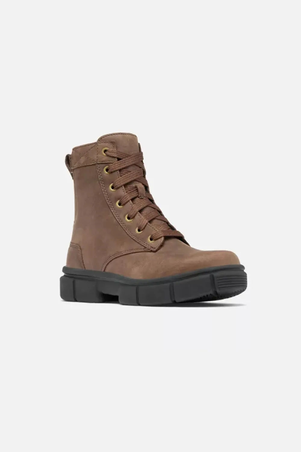 Sorel Explorer STRT Lace Booties for Women in Tobacco Black | 2078051-256