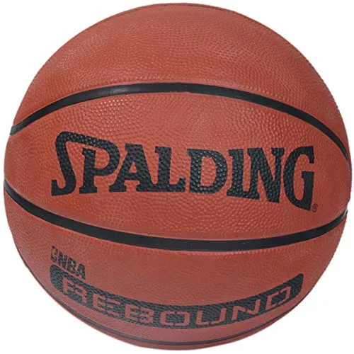 Spalding Rebound Rubber Basketball (Color: Brick, Size: 5)