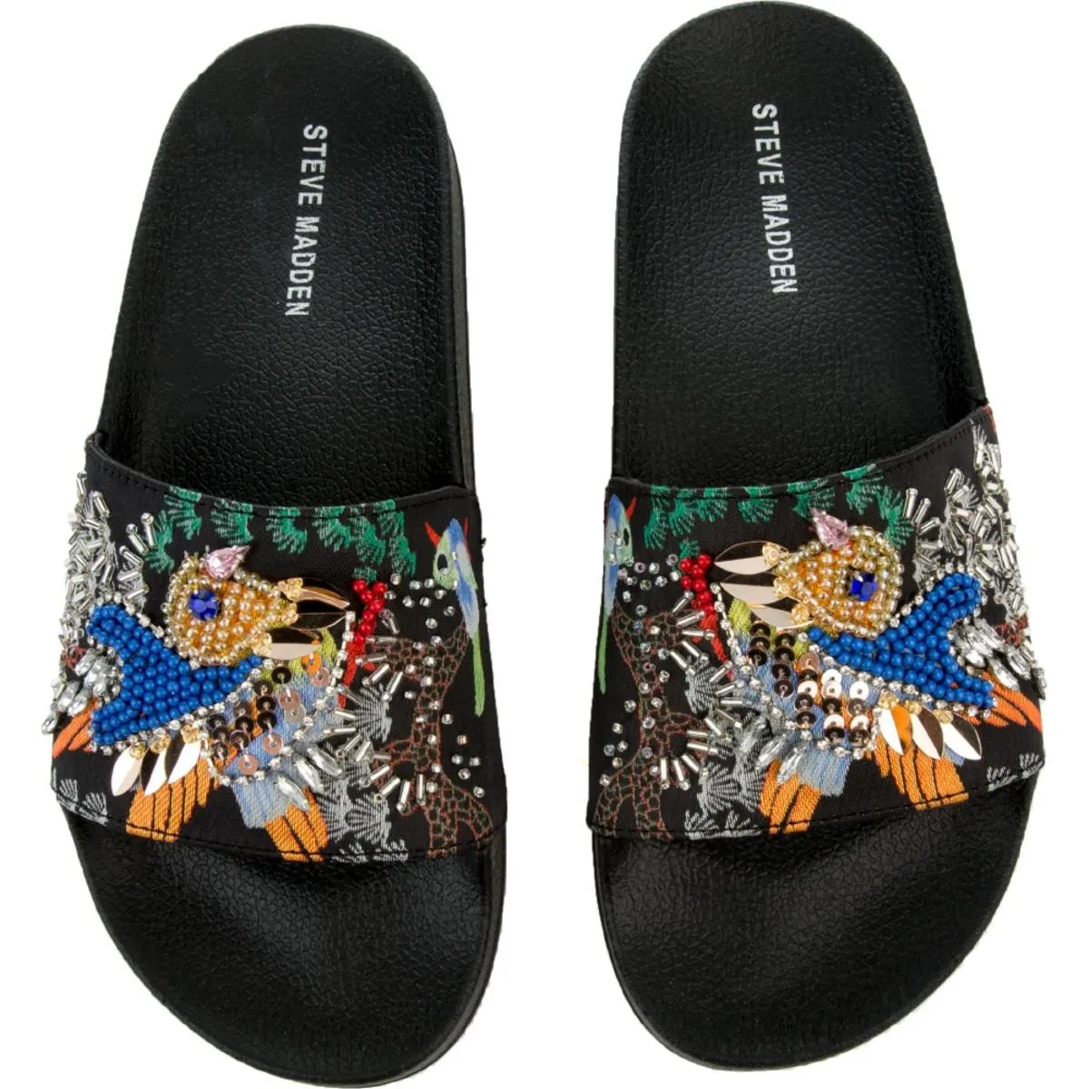 Sparkly Black Sandal BLACK MULT