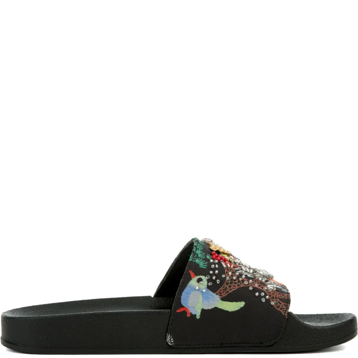 Sparkly Black Sandal BLACK MULT