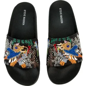 Sparkly Black Sandal BLACK MULT
