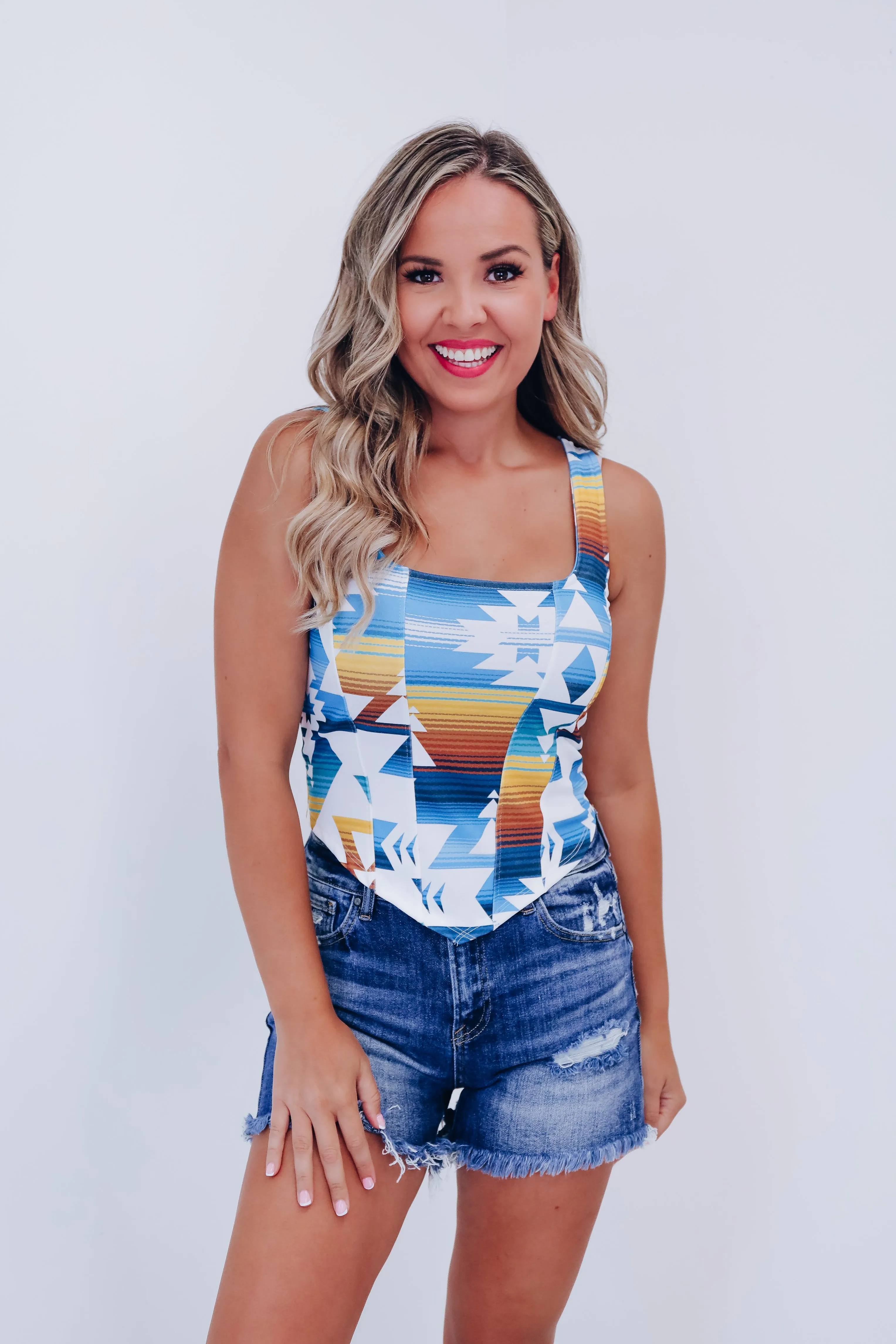 Square Neck Crop Top