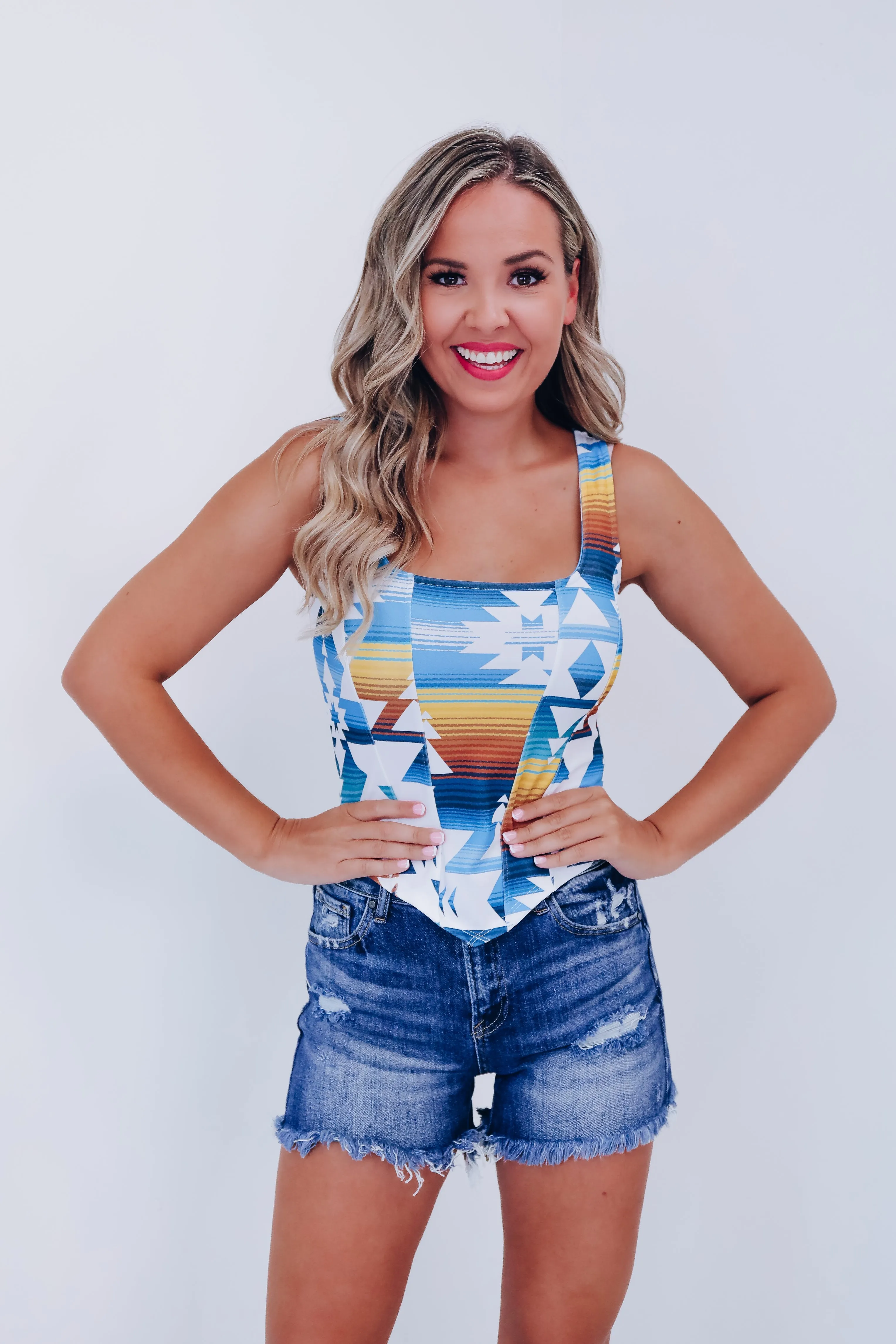 Square Neck Crop Top
