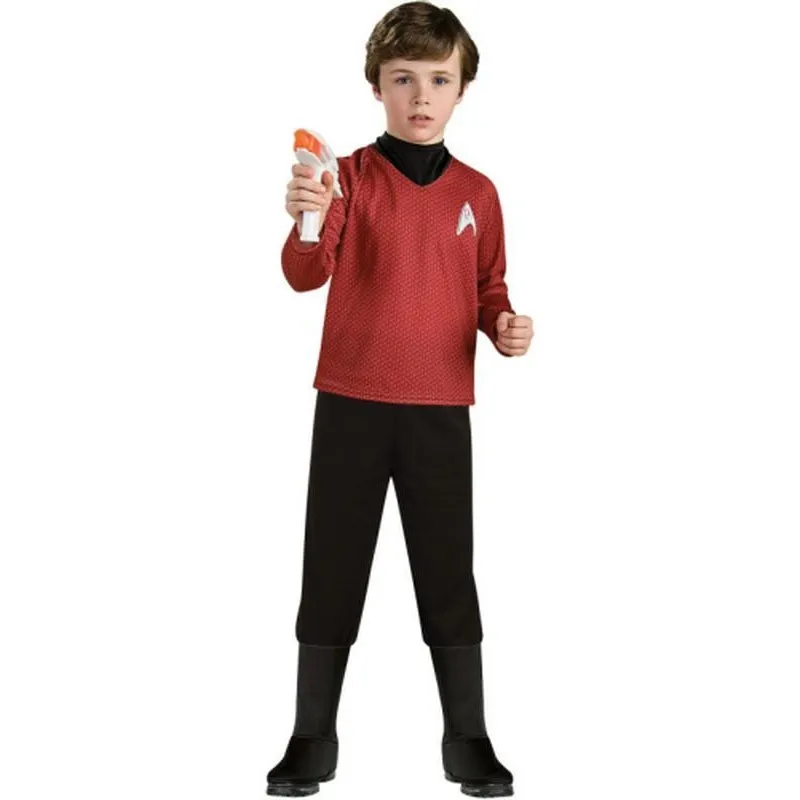 Star Trek Deluxe Red Shirt Child Size L