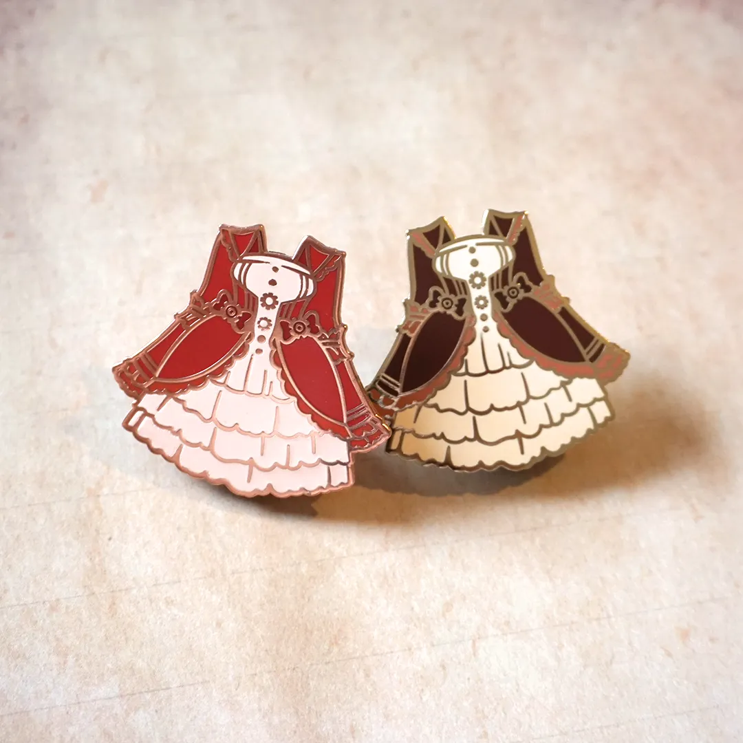 Steampunk Lolita (Brown) | Enamel Pin