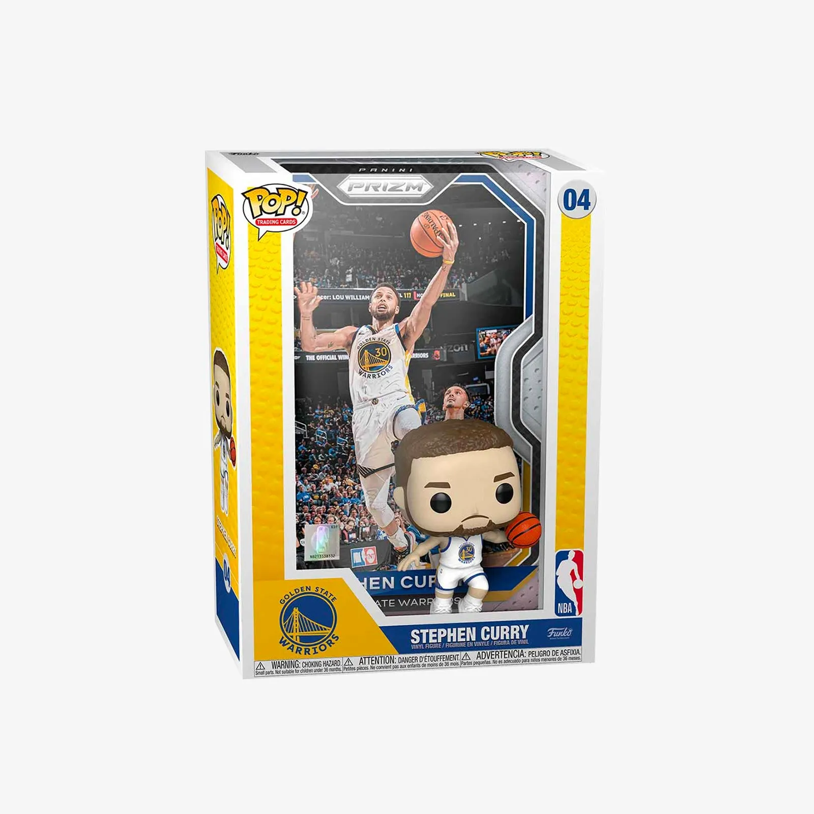 Stephen Curry Golden State Warriors Trading Card NBA Pop! Vinyl