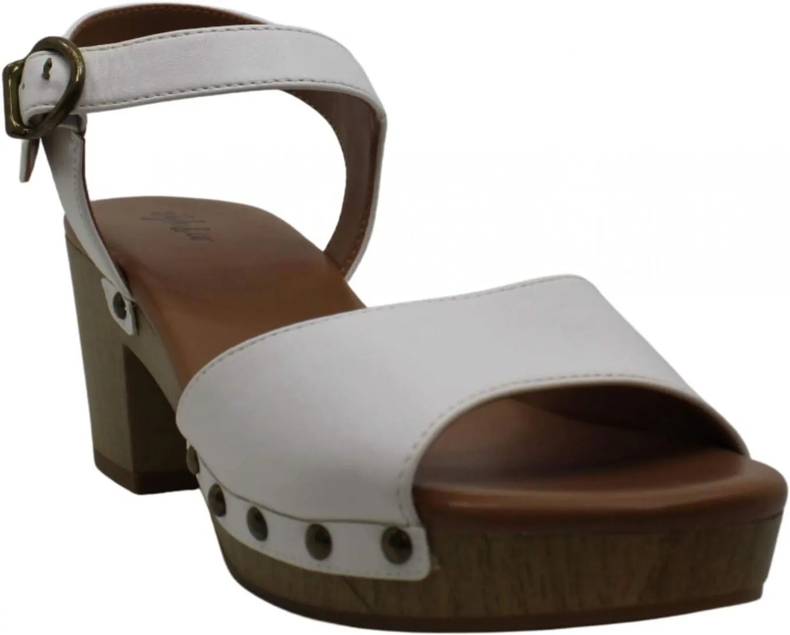 Style & Co. Anddreas Sandals Amputee Replacement Left Shoe Only White Smooth 10M
