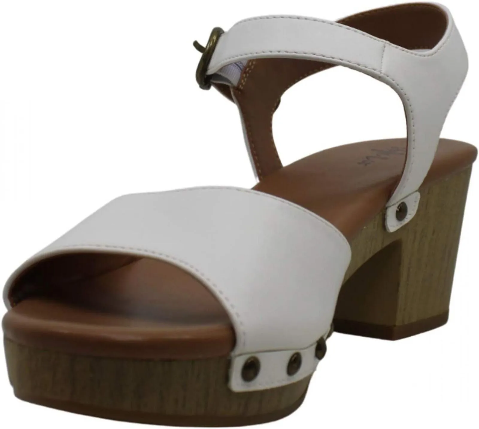 Style & Co. Anddreas Sandals Amputee Replacement Left Shoe Only White Smooth 10M