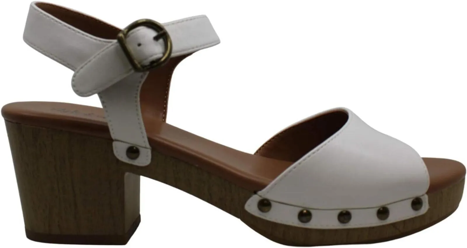 Style & Co. Anddreas Sandals Amputee Replacement Left Shoe Only White Smooth 10M